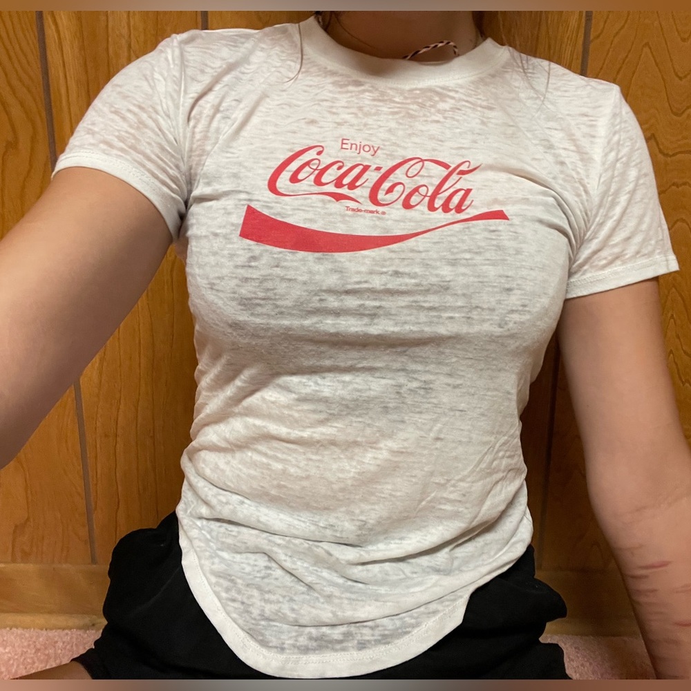 Vintage Coca-Cola white and red t-shirt